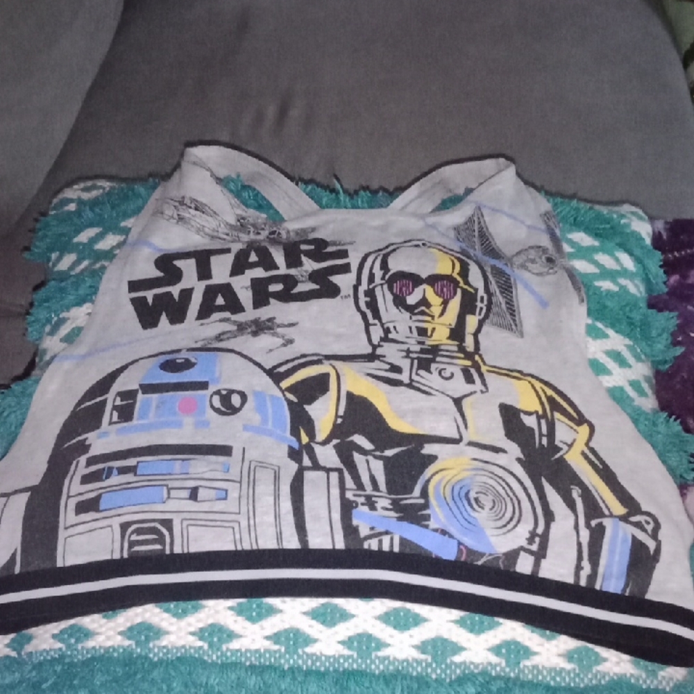 Star Wars Juniors Bra - Gray with Blue and Yellow Accents